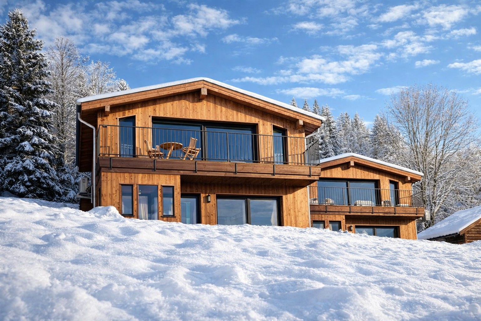 Chalet after transformation